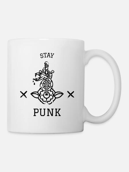Punk - Tasse - Weiß