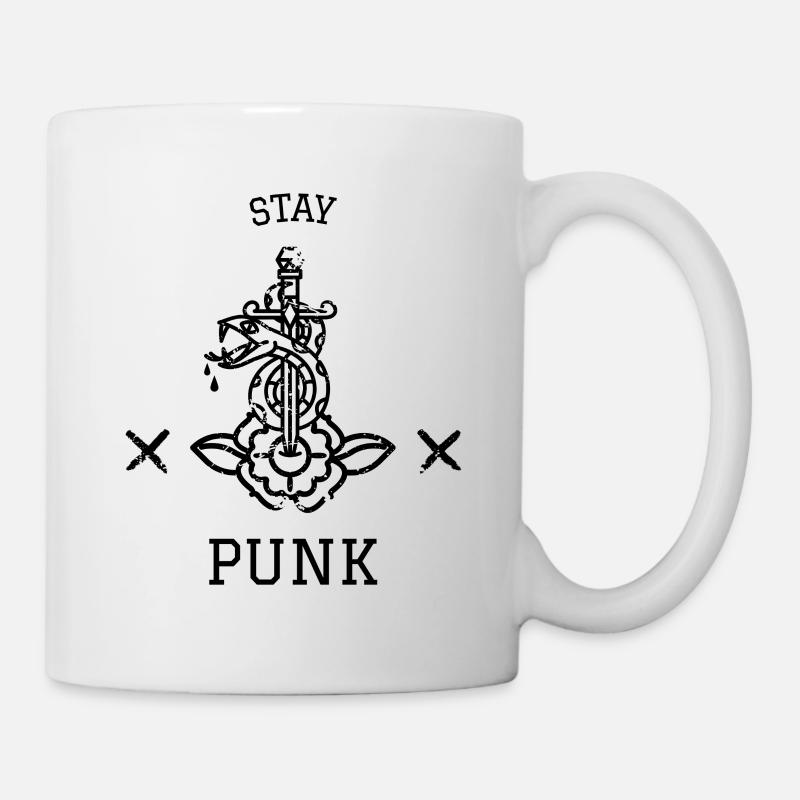 Punk - Tasse - Weiß