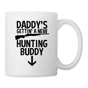 Grossesse Chasse enceinte Chasse - Mug blanc - blanc - Droite