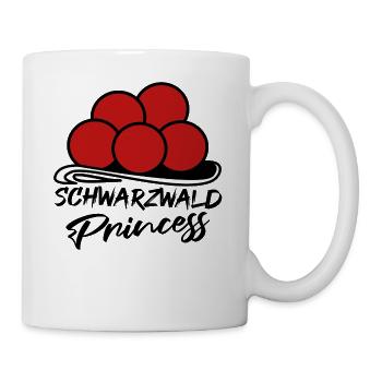 Schwarzwald Princess Heimat Bollenhut Kuckuck - Tasse - Weiß - Rechts