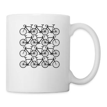 Bike shirt cycling cycling gift - Mug - white - Right