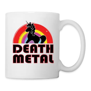 Death Metal Licorne - Mug blanc - blanc - Droite