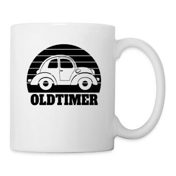 Oldtimer - Tasse - Weiß - Rechts