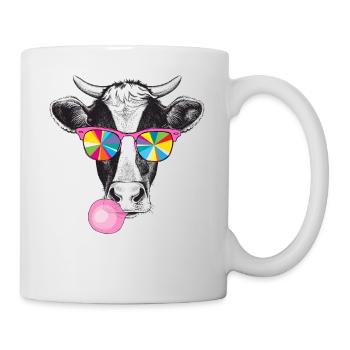 Gomme fraîche de vache - Mug blanc - blanc - Droite