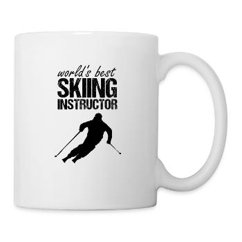 Bester Skilehrer - Tasse - Weiß - Rechts