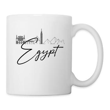 Egypt Egypt Skyline Attractions - Mug - white - Right