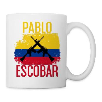 Pablo Escobar - Kolumbien - Tasse - Weiß - Rechts
