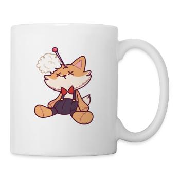 Voodoo doll fox Halloween magical gift - Mug - white - Right