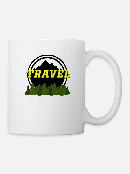 TRAVEL - Tasse - Weiß