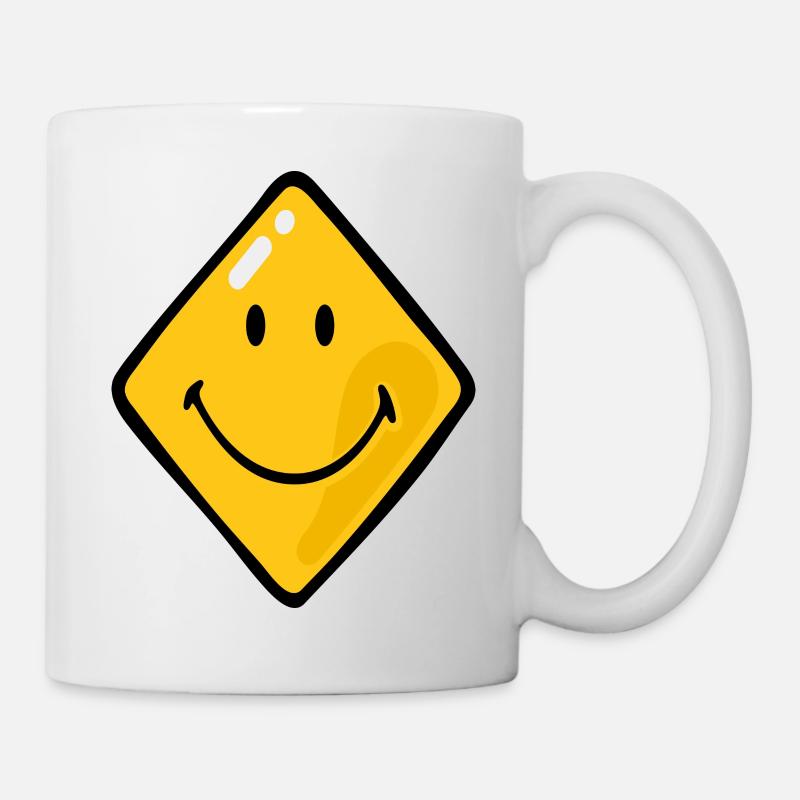 Smiley Diamonds - Tasse - Weiß