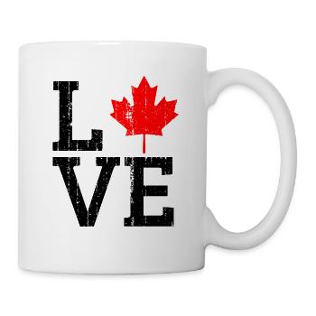 Fan du Canada - Mug blanc - blanc - Droite