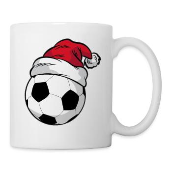 Bonnet de Football Noël - Mug blanc - blanc - Droite