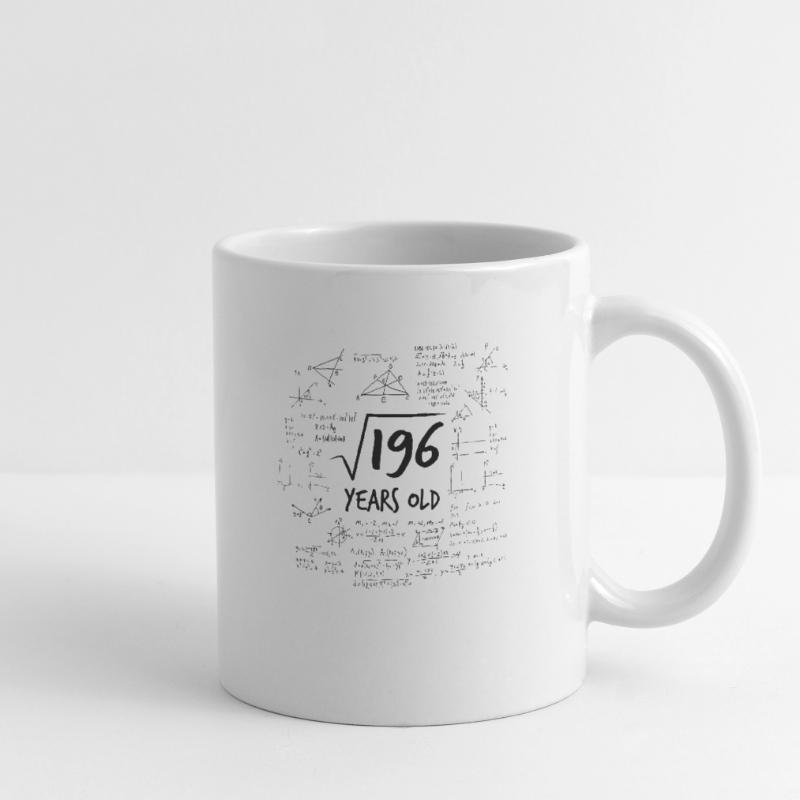 14th birthday root from 196 Mathematics Nerd Math Mug