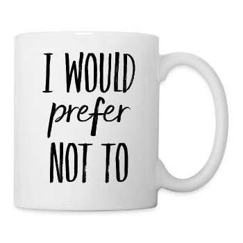 Nein Danke - Tasse - Weiß - Rechts