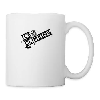 Escalade de glace - Mug blanc - blanc - Droite