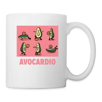 Avocardio Avocardo shirt de sport et de fitness - Mug blanc - blanc - Droite