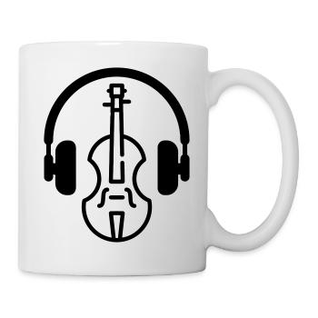 violon violoniste Musique Musicien Concert - Mug blanc - blanc - Droite