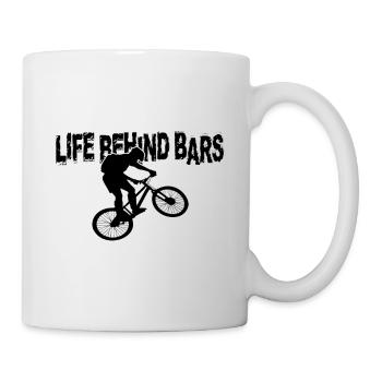 Leben hinter Gittern BMX - Tasse - Weiß - Rechts