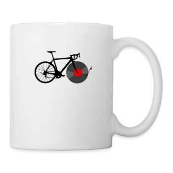 Vélo de course phonographe Musique Bike - Mug blanc - blanc - Droite