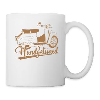 DDR Moped Simme Simson Handgetuned - Tasse - Weiß - Rechts