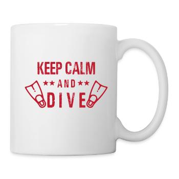Tauchen - Shirt Taucherausrüstung Meer Geschenk - Tasse - Weiß - Rechts