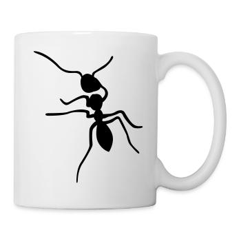 Ameise - Tasse - Weiß - Rechts