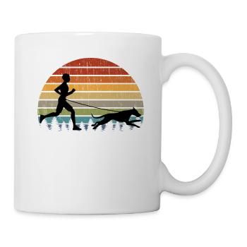 canicross Hundesport Zughundesport - Tasse - Weiß - Rechts