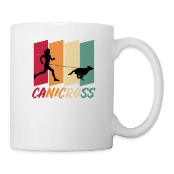 canicross Hundesport Zughundesport - Tasse - Weiß - Rechts