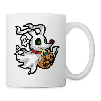 Chien fantômes - Mug blanc - blanc - Droite