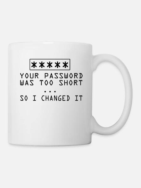 hacker - Mug - white