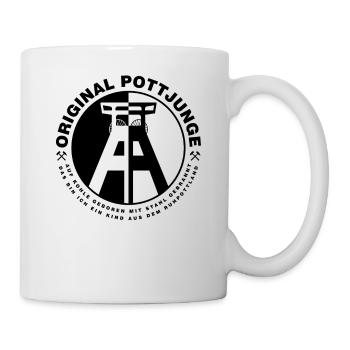 Ruhrpott Ruhrgebiet - Original Pottjunge - Tasse - Weiß - Rechts