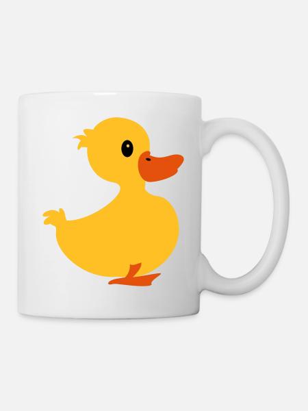 Petit canard / petit canard (3c) - Mug blanc - blanc