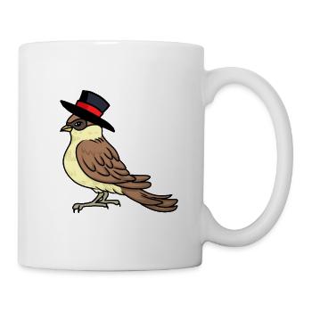 Bird Sparrow Sir Mister Child Children Baby Birds - Mug - white - Right