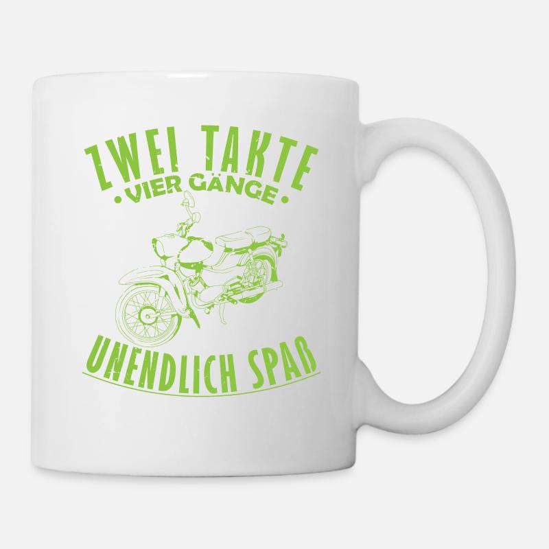 Moped DDR Geschenk - Tasse - Weiß