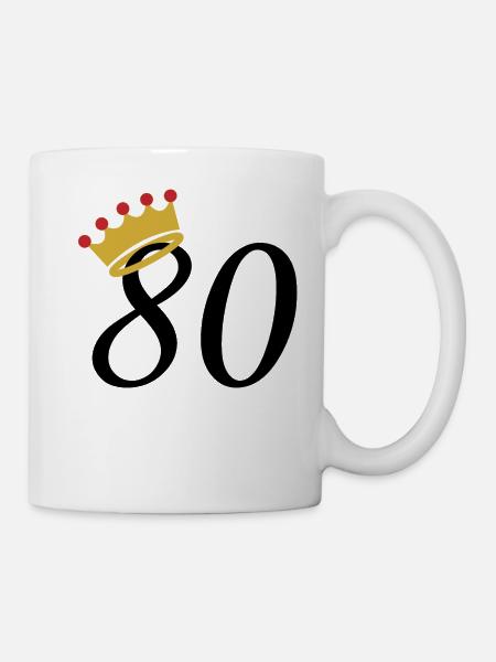 80e - Mug blanc - blanc