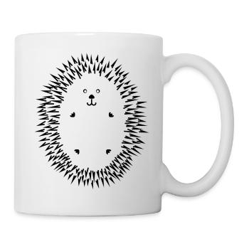 hérisson - Mug blanc - blanc - Droite
