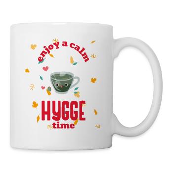 ENJOY A CALM HYGGE TIME - Mug - white - Right