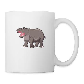 Nölpferd. C'est toute la merde ici - Mug blanc - blanc - Droite
