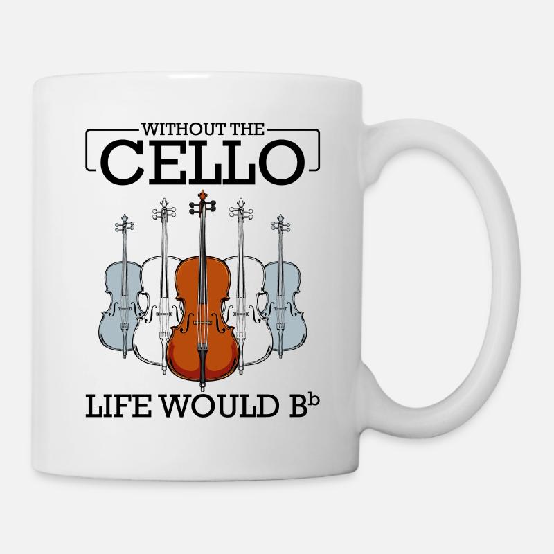 Cello - Tasse - Weiß