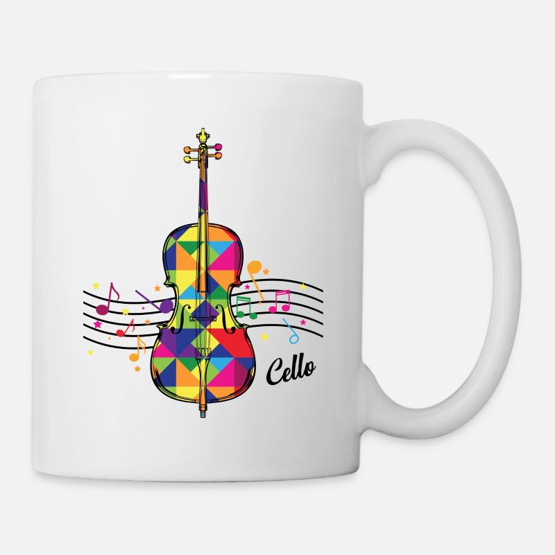 Cello - Tasse - Weiß