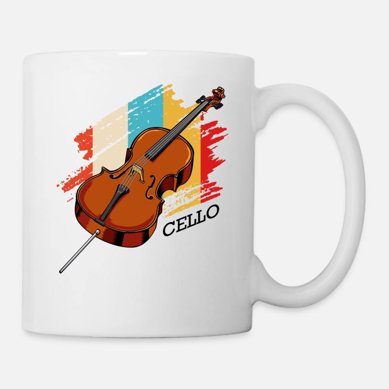 Cello - Tasse - Weiß