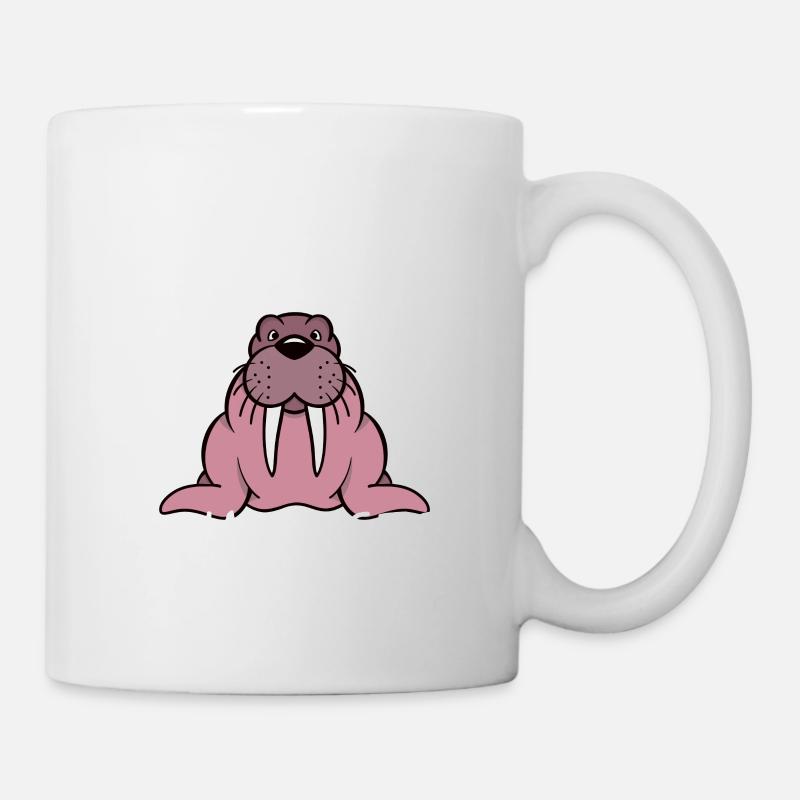 Lion de mer de baleines phoques mer cadeau - Mug blanc - blanc