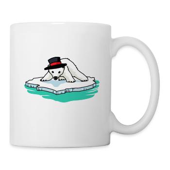 Ours polaire ours ours Fantasy enfants Arctique - Mug blanc - blanc - Droite