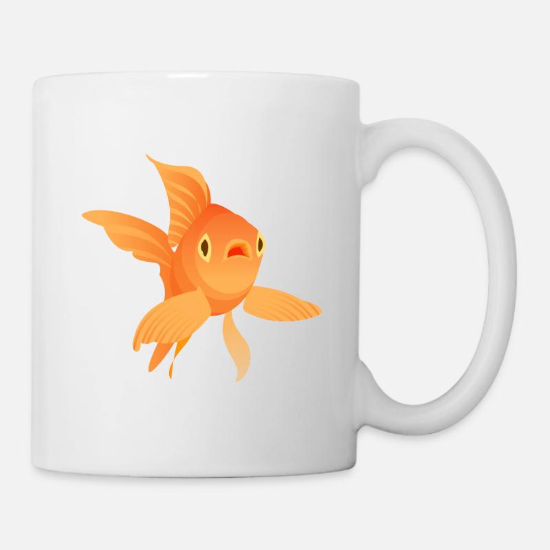 Goldfisch - Tasse - Weiß