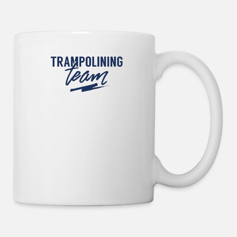 Trampoline de sauteur sur trampoline Turner Springer - Mug blanc - blanc