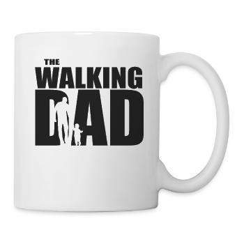 Le papa qui marche - Mug blanc - blanc - Droite
