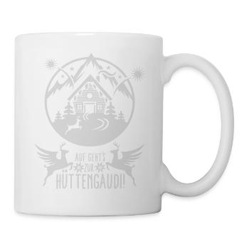 Hüttengaudi - Tasse - Weiß - Rechts