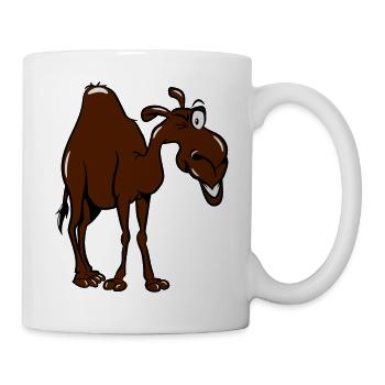 Kamel - Tasse - Weiß - Rechts