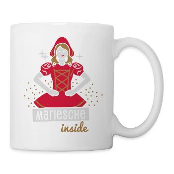 Fasching - Karneval - Garde - Tanzmarie - Text -3C - Tasse - Weiß - Rechts
