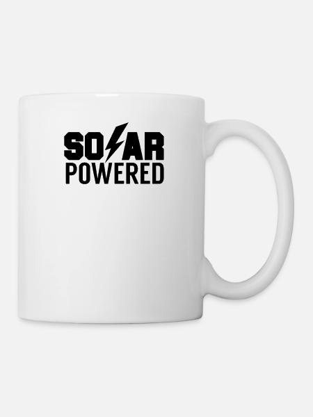 Solar betrieben - Tasse - Weiß